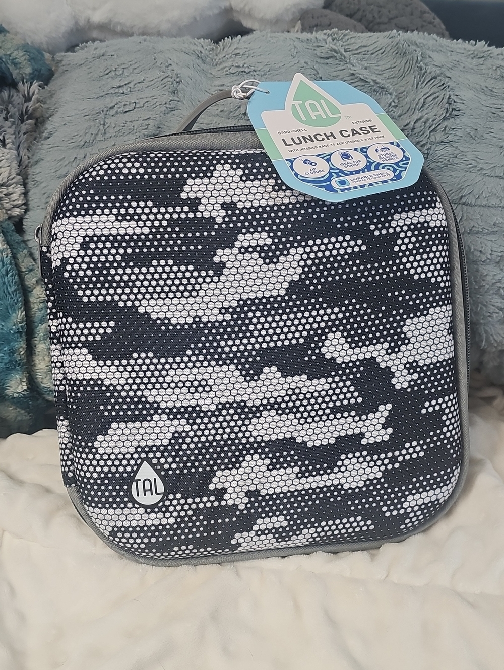 TAL Kids Hard Case Lunch Box School Protective Shell Upgraded Unisex Camo BB